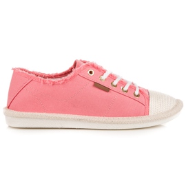 Seastar Tenisi cu siret, espadrile roz Seastar Tenisi cu siret, espadrile roz