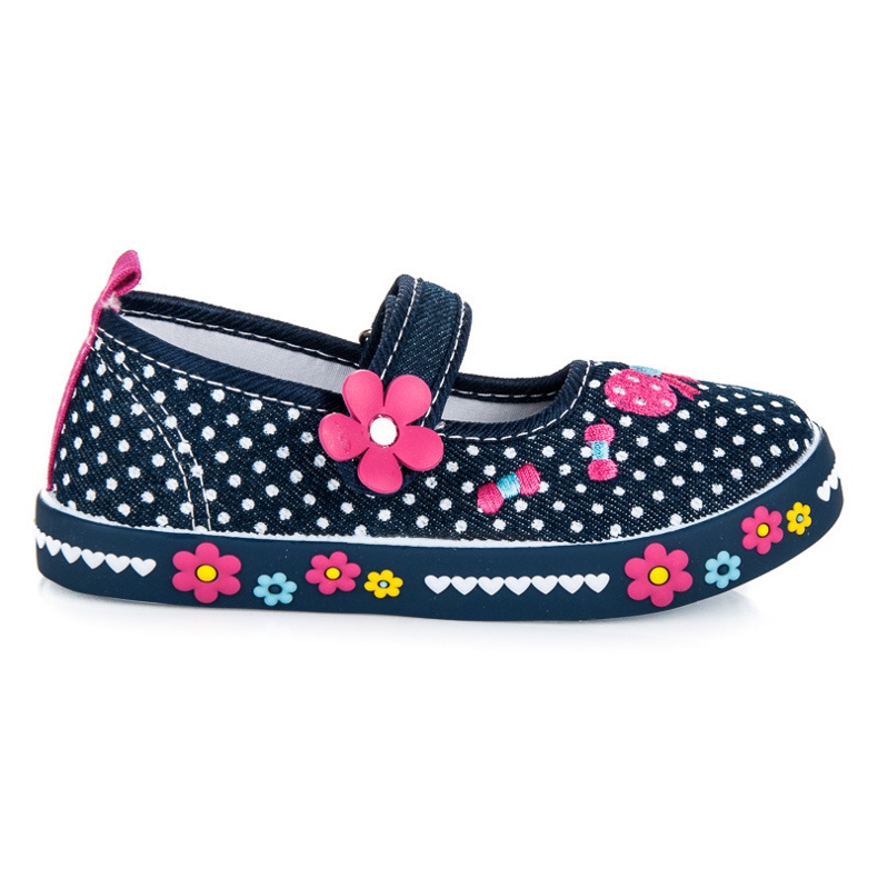 American Club Botine cu velcro bleumarin albastru