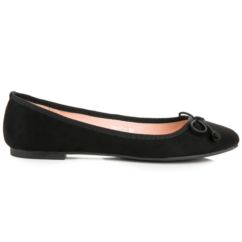 Seastar Balerini de piele intoarsa neagra negru Seastar Balerini de piele intoarsa neagra negru