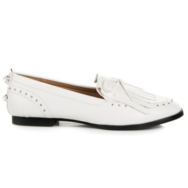 Seastar Mocasini eleganti pentru primavara alb