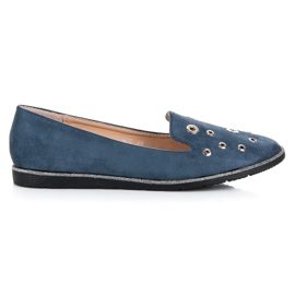 Bestelle Lordii din piele intoarsa albastru