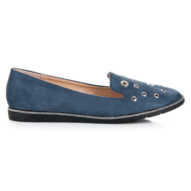 Bestelle Lordii din piele intoarsa albastru