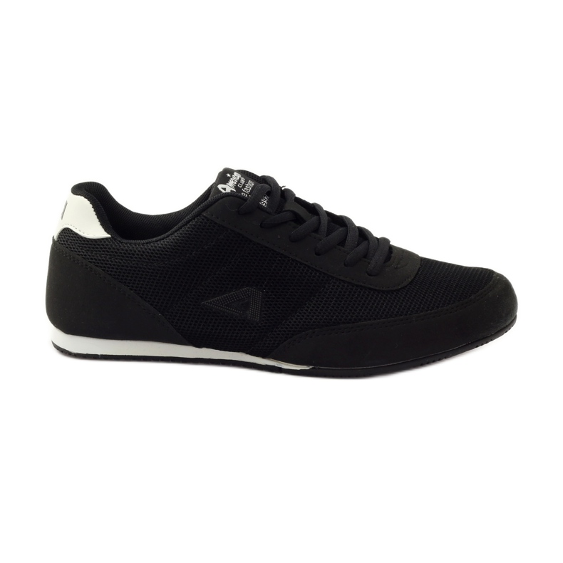 American Club Pantofi de jogging americani 7066 negri alb negru