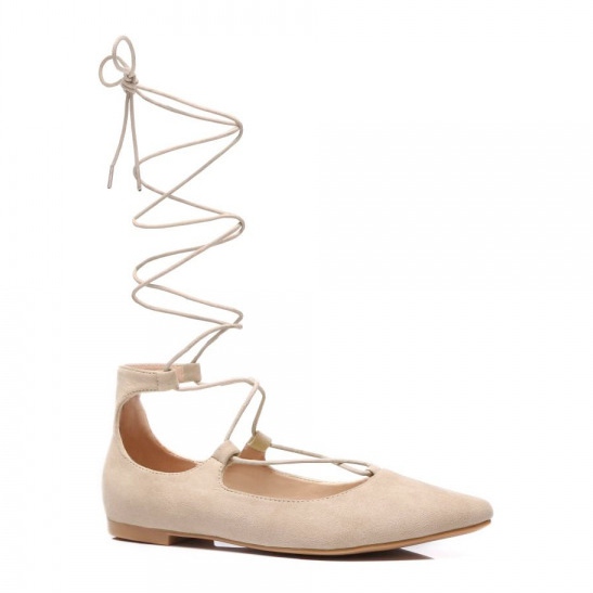 Vices Balerini legati pastel maro Vices Balerini legati pastel maro