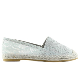Espadrile din dantelă gri BB15P Gri Espadrile din dantelă gri BB15P Gri