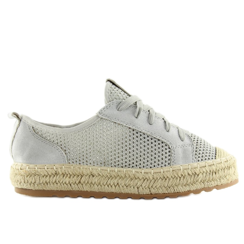 Tenisi espadrile gri BB06P Gri Tenisi espadrile gri BB06P Gri