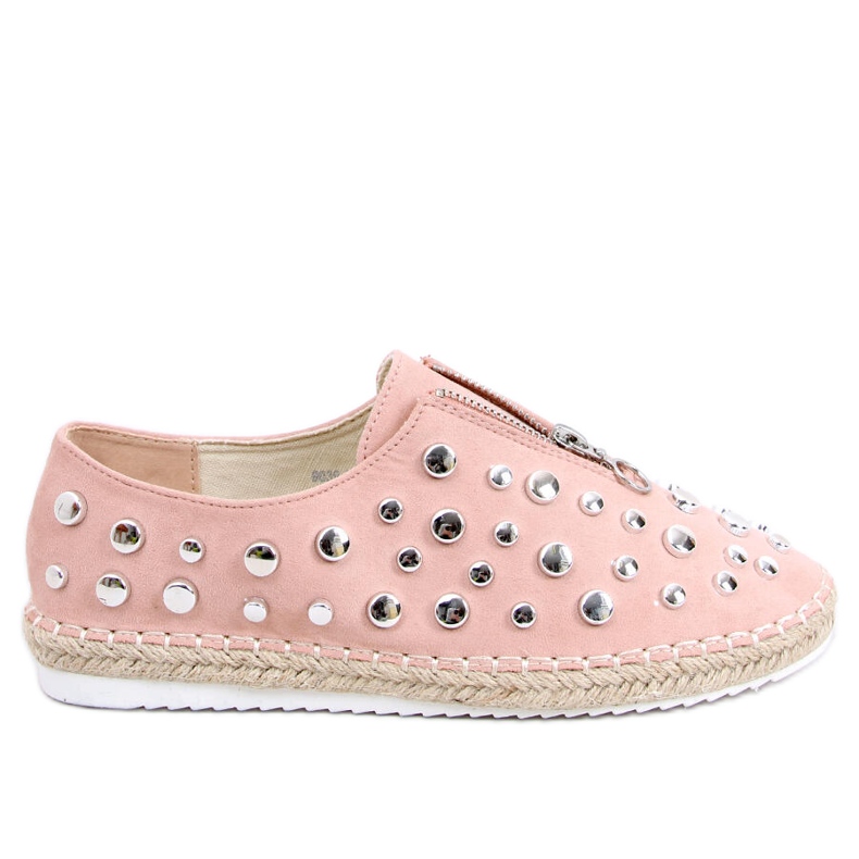 Espadrile cu știfturi roz 9039-28 Roz Espadrile cu știfturi roz 9039-28 Roz