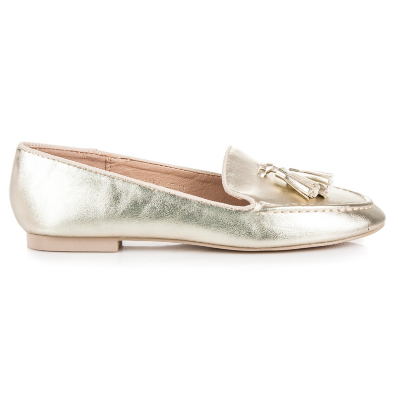 Mocasini Golden Vices de aur