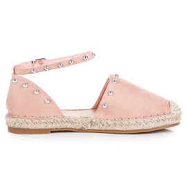 Seastar Sandale espadrile plate roz maro