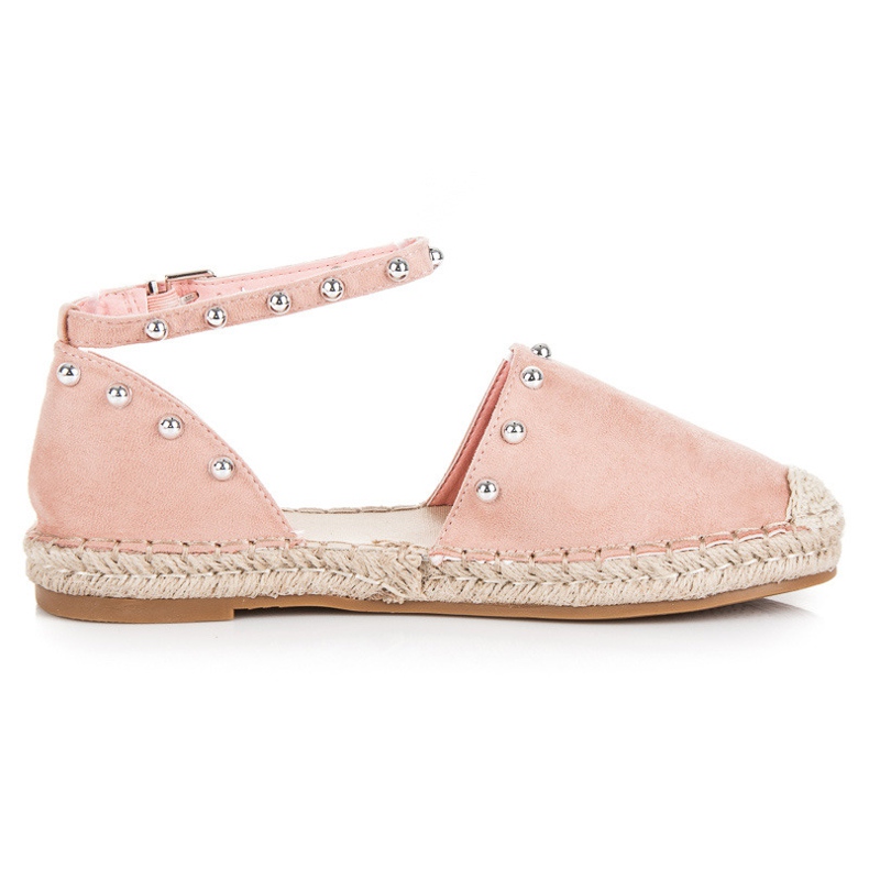 Seastar Sandale espadrile plate roz maro