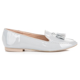 Vices Vicii mocasini lacuite gri