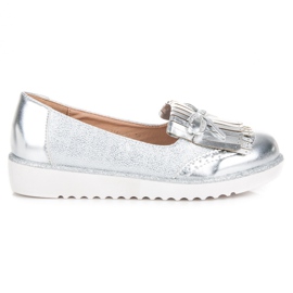 Mocasini pe platforma VICES gri Mocasini pe platforma VICES gri