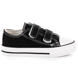 Pantofi de Velcro pentru copii negru Pantofi de Velcro pentru copii negru