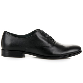 Pantofi din piele Oxfords LUCCA negru