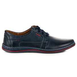 Pantofi Lucca casual legati albastru
