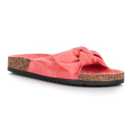 Seastar Papuci de dama cu fundita roz Seastar Papuci de dama cu fundita roz