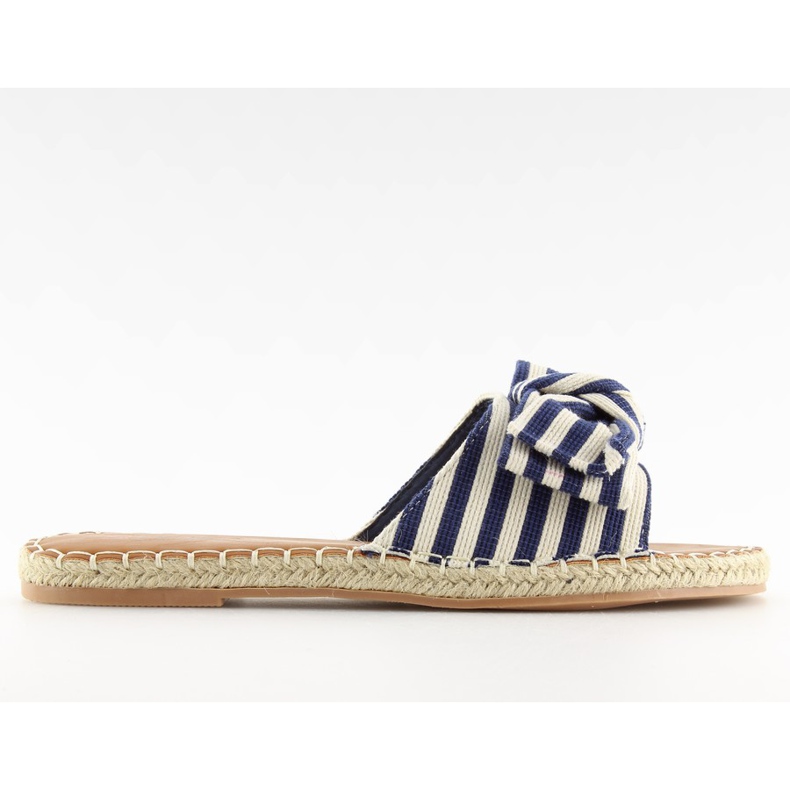 LL-133P D.BLUE papuci espadrile bleumarin albastru marin