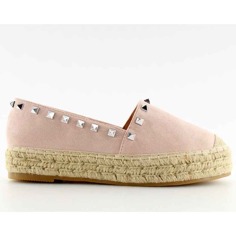 Espadrile roz pentru femei 8333 roz