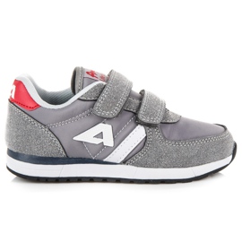 American Club Suede din piele adidași american gri