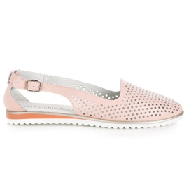 Sandale ajurate vinceza roz