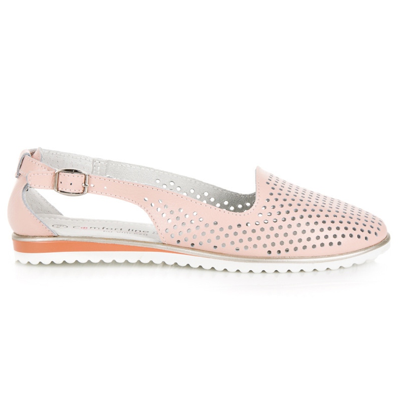 Sandale ajurate vinceza roz