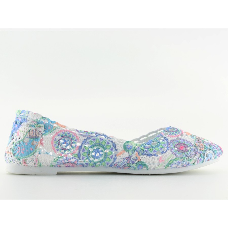 Balerini din dantela JX60P violet alb Balerini din dantela JX60P violet alb