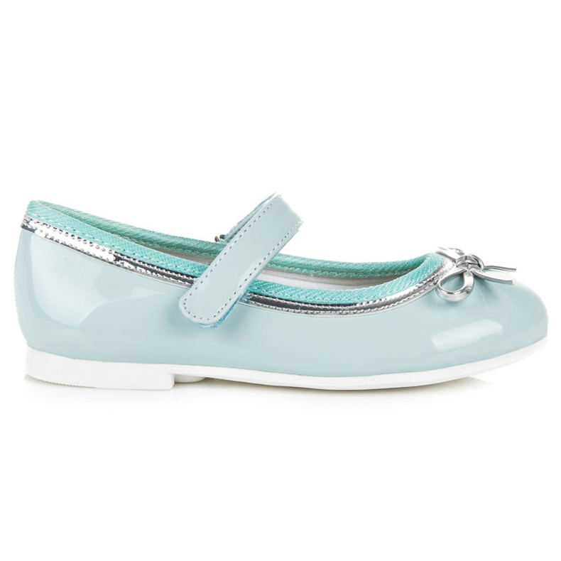 American Club Balerina cu Velcro american albastru