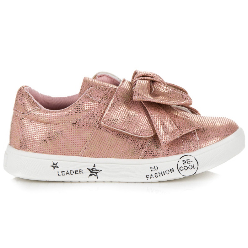 American Club Pantofi de slip-On cu un fund american roz