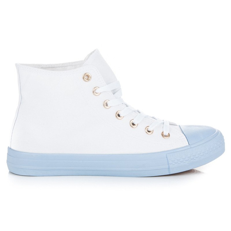 Coura Adidași peste gleznă alb