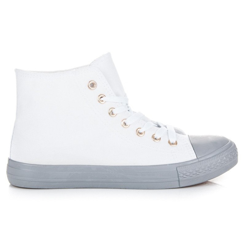 Coura Adidași peste gleznă alb