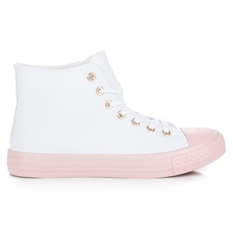 Coura Adidași peste gleznă alb