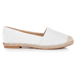 Bestelle Espadrile cu sclipici alb Bestelle Espadrile cu sclipici alb