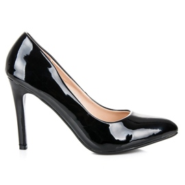 Small Swan Tocuri clasice lacuite negru