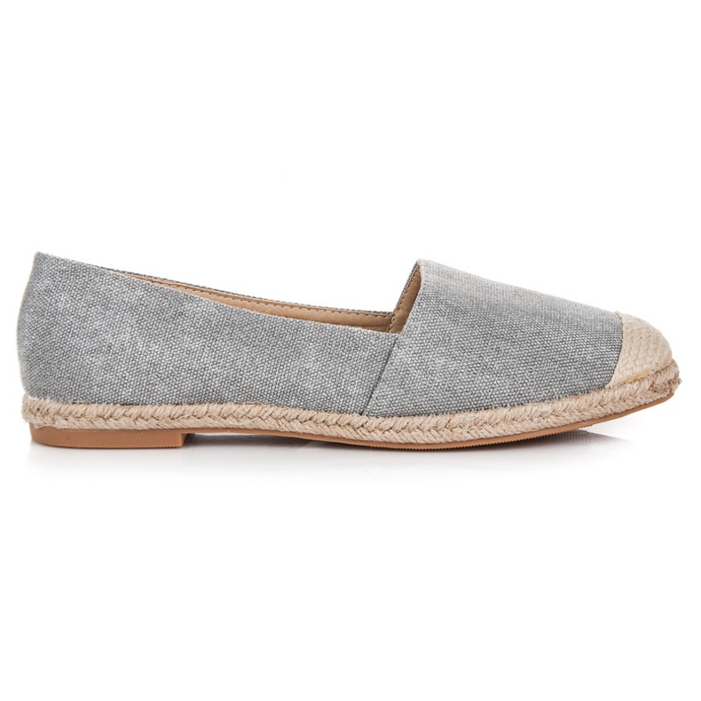 Bestelle Espadrile Cu Sclipici gri Bestelle Espadrile Cu Sclipici gri