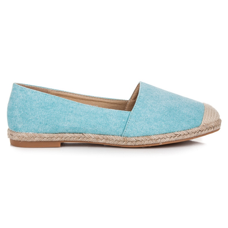 Bestelle Espadrile cu sclipici albastru