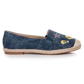 Bestelle Espadrile de primavara cu petice albastru Bestelle Espadrile de primavara cu petice albastru