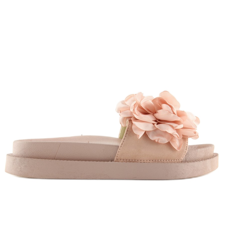 Papuci roz flower power AK04P roz Papuci roz flower power AK04P roz
