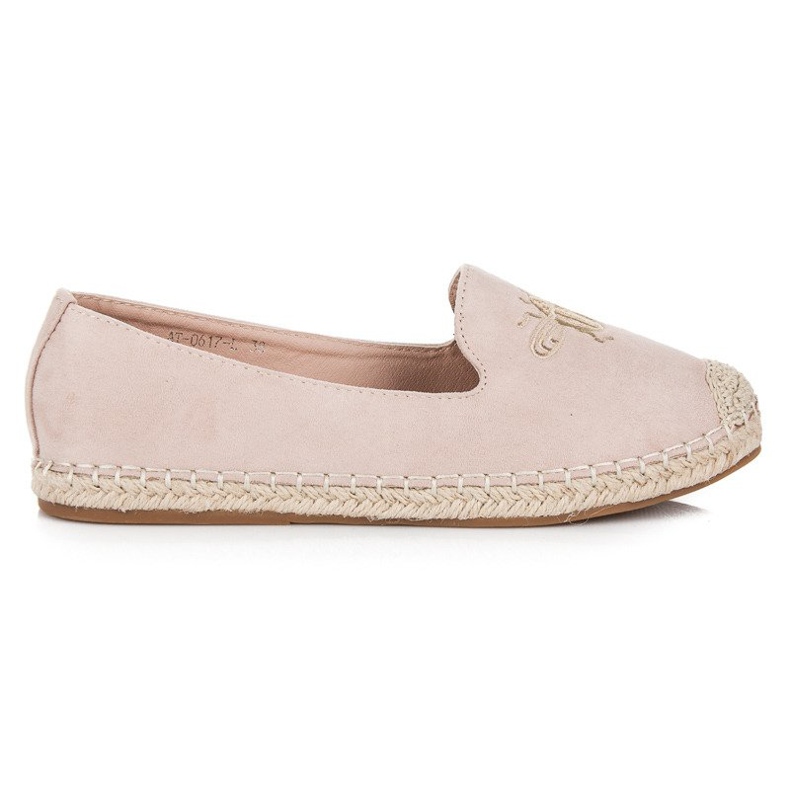 Bestelle Espadrile cu slip-on roz