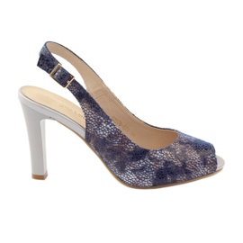 Sandale pe postul lui Sergio Leone 578 maro albastru marin