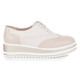 Fgm Paris Brogues legate pe platformă maro Fgm Paris Brogues legate pe platformă maro