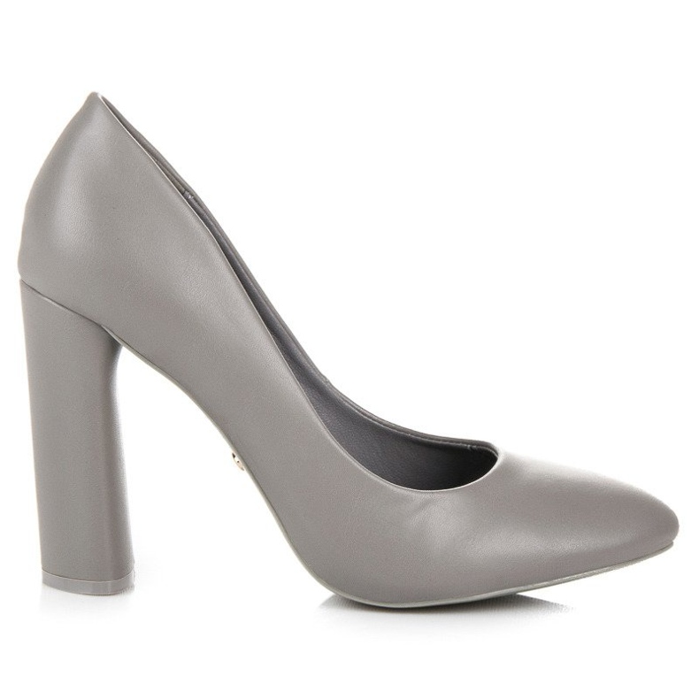 Ideal Shoes Pompe gri pe stâlp