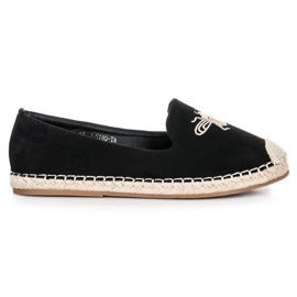 Bestelle Espadrile cu slip-on negru Bestelle Espadrile cu slip-on negru