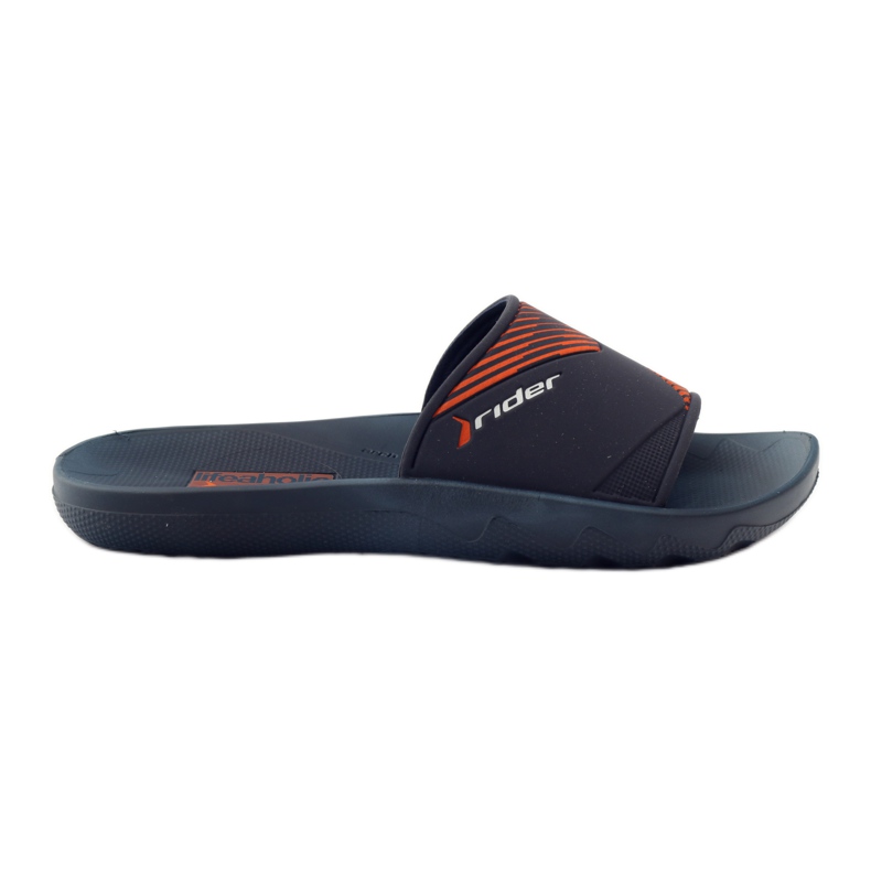 Papuci barbati Rider bleumarin pentru timp liber portocale albastru marin Papuci barbati Rider bleumarin pentru timp liber portocale albastru marin