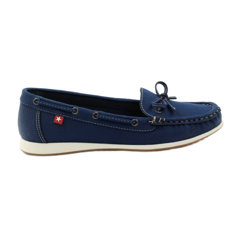 Big Star Mocasini de dama Big-Star 274321 bleumarin albastru marin