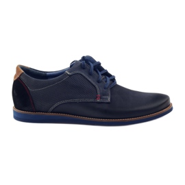 Pantofi casual bărbați Nikopol 1657 bleumarin albastru marin