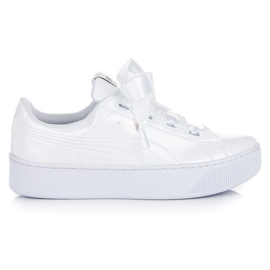 Puma Vikky Platform Ribbon P alb Puma Vikky Platform Ribbon P alb