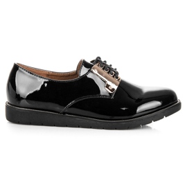 Best Shoes Pantofi comozi lacuiti negru Best Shoes Pantofi comozi lacuiti negru