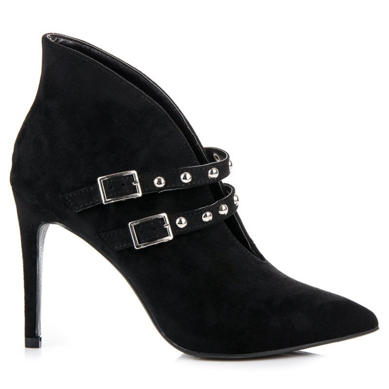 Cm Paris Cizme cu vârf de primăvară negru