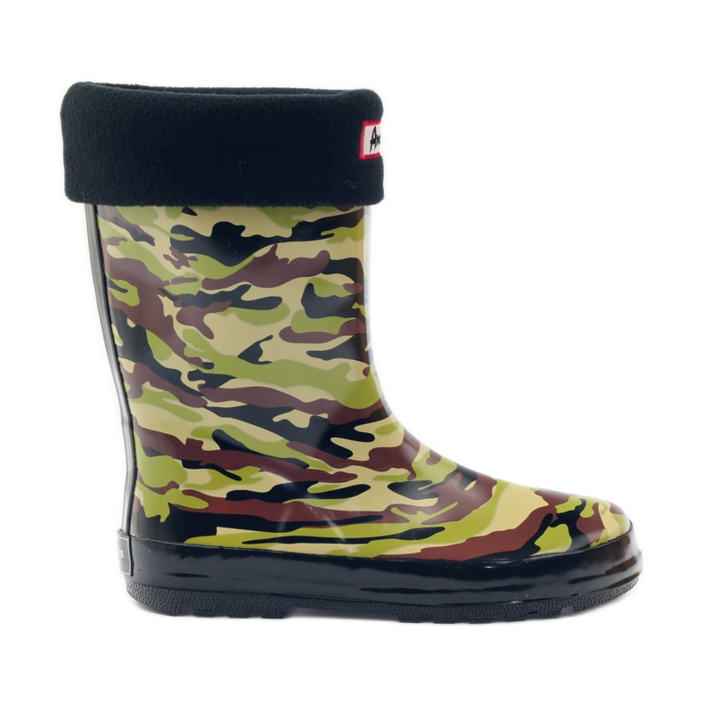 American Club Șosetă Galoshes + inserție camo americană verde maro negru