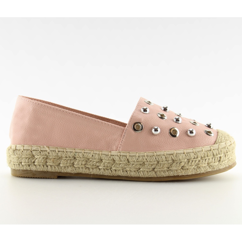 Espadrile roz pentru femei 7680 Pink